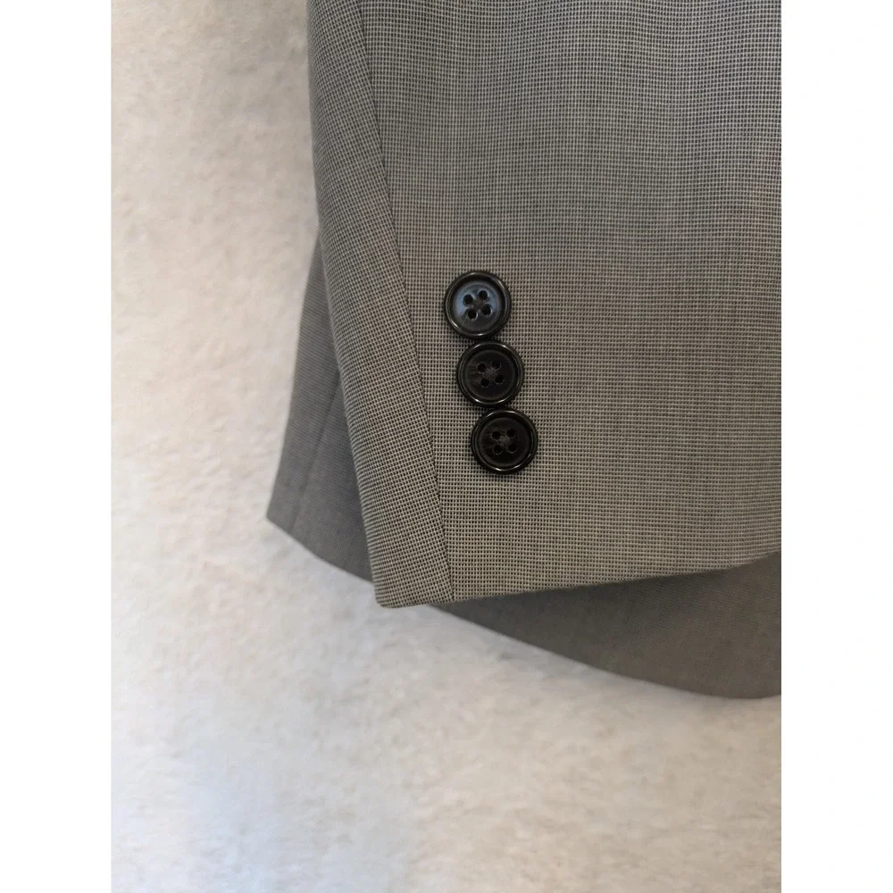 Lauren Ralph Lauren Suit Jacket Kid's 16R Grey Two Button Formal Blazer